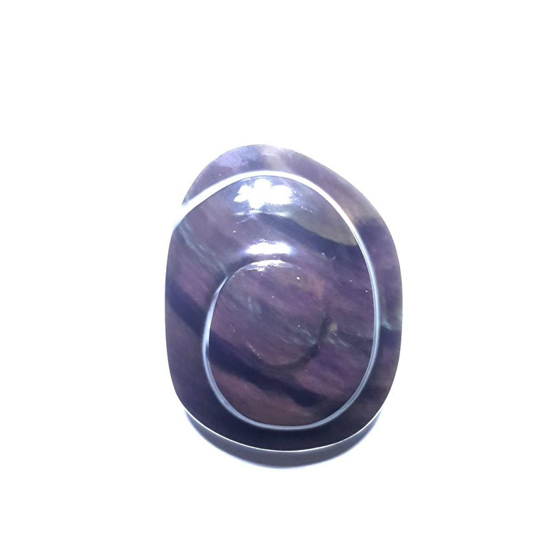 Cabochon en obsidienne arc-en-ciel