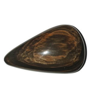 Cabochon en obsidienne acajou, en provenacnce du Mexique