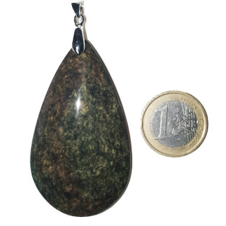 Pendentif obsidienne  XL Manto huichol