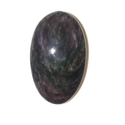 Cabochon en obsidienne Manto huichol