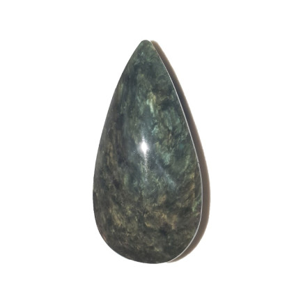 Cabochon en obsidienne Manto huichol