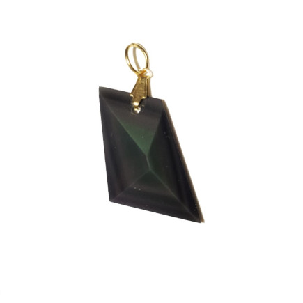 Pendentif facetté en obsidienne Oeil céleste