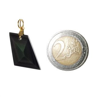 Pendentif facetté en obsidienne Oeil céleste