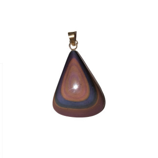 Pendentif en obsidienne oeil céleste