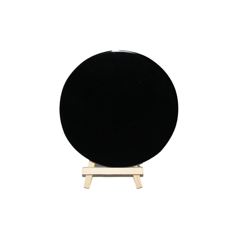 Miroir solaire en obsidienne 15cm