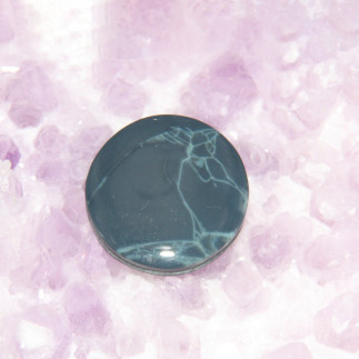 Cabochon en obsidienne spider (toile d'araignée)