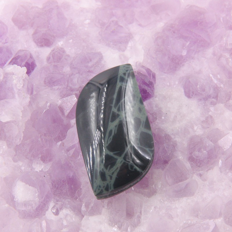 Cabochon en obsidienne Spider