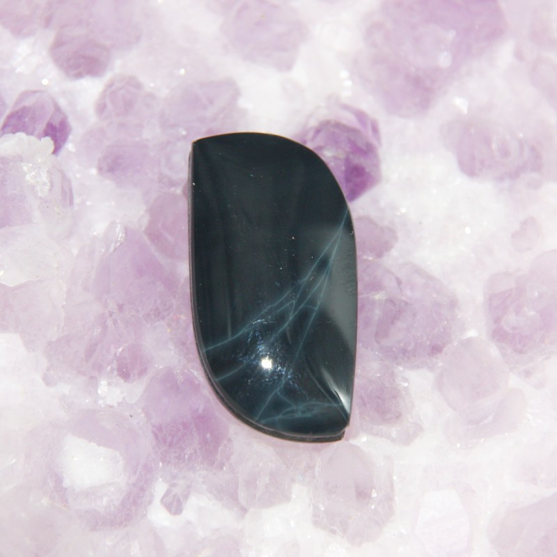 Cabochon en obsidienne spider