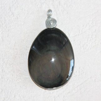 Pendentif en obsidienne Oeil céleste