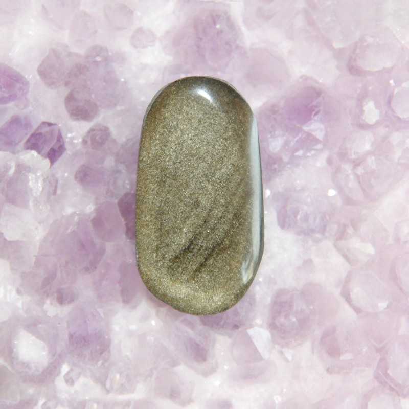 Cabochon en obsidienne dorée Cabochon en obsidienne dorée