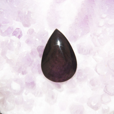 Cabochon en obsidienne arc-en-ciel en provenance du Mexique