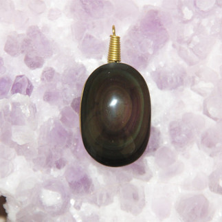 Pendentif en obsidienne Oeil céleste