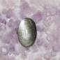 Cabochon argenté