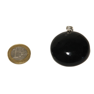 Pendentif en obsidienne dorée en provenance du Mexiqe