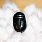 Cabochon en obsidienne noire