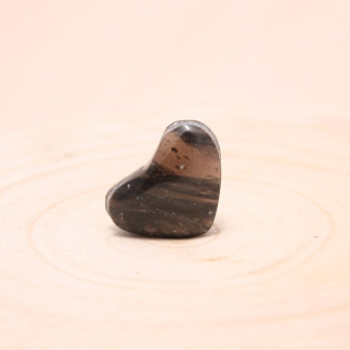 Cabochon en obsidienne larme d'apache