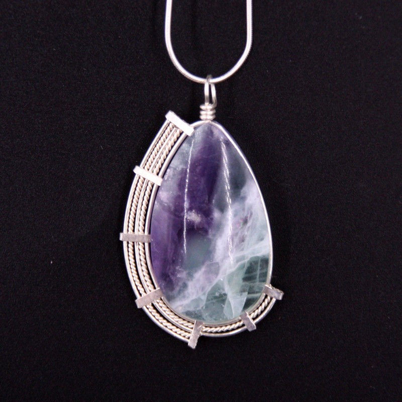 Pendentif en fluorite