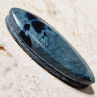 Cabochon en obsidienne spider