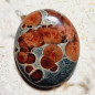 Cabochon obsidienne cacahuète