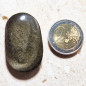 Cabochon en obsidienne dorée