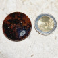 Cabochon en obsidienne larme d'apache