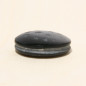 Cabochon gravé, en obsidienne dorée