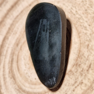 Cabochon Fleur en Obsidienne Œil Céleste | Obsidienne du Mexique