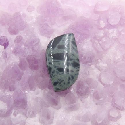 Cabochon obsidienne Spider – Pierre naturelle du Mexique