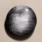 Cabochon argenté