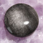 Cabochon argenté