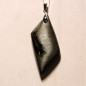 Pendentif en obsidienne dorée