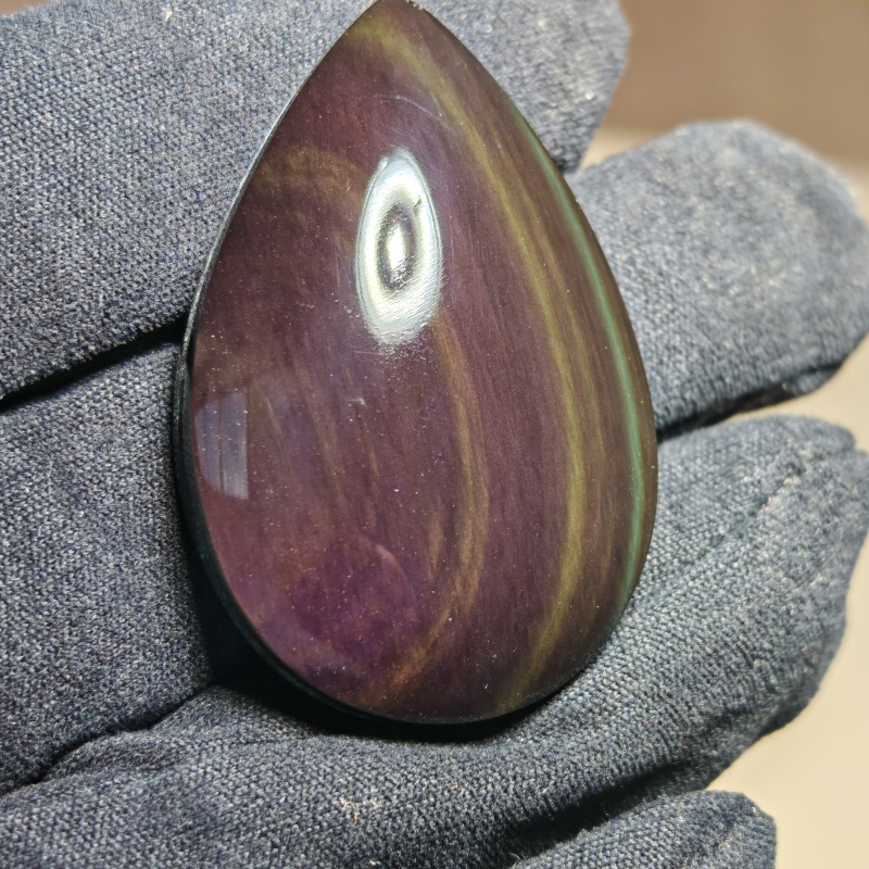 Cabochon en obsidienne Œil céleste