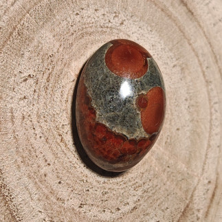 Cabochon génerique en obsidienne cacahuete