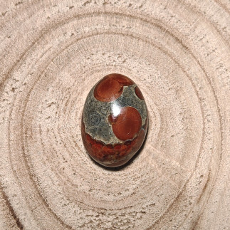 Cabochon génerique en obsidienne cacahuete