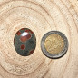 Cabochon obsidienne cacahuète