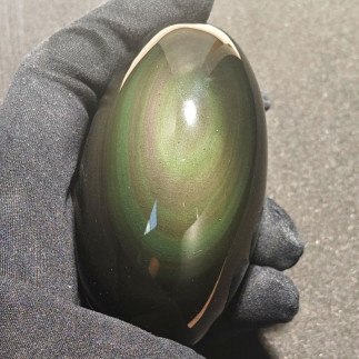 Pierre de Massage en Obsidienne Œil Céleste