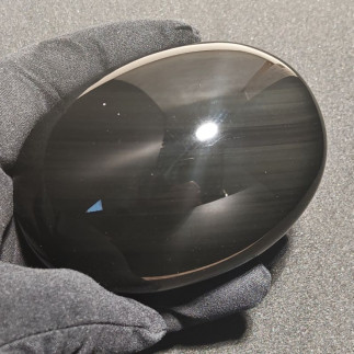 Pierre de Massage en Obsidienne Œil Céleste – Protection et Ancrage