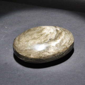 Pierre de Massage en Obsidienne Dorée