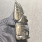 Sculpture en obsidienne dorée