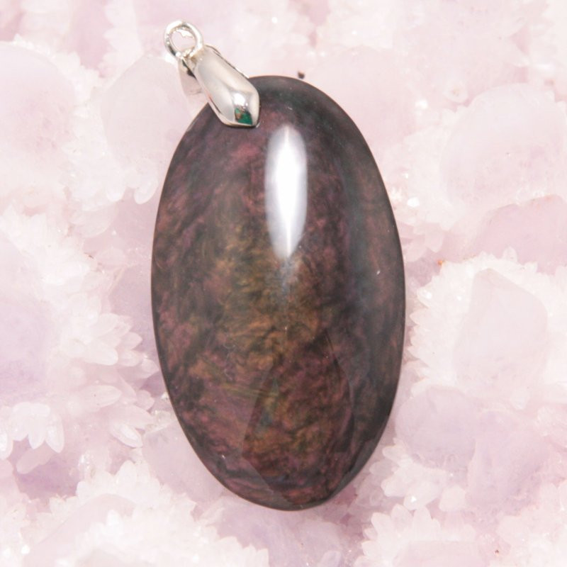 Pendentif en obsidienne Manto Huichol