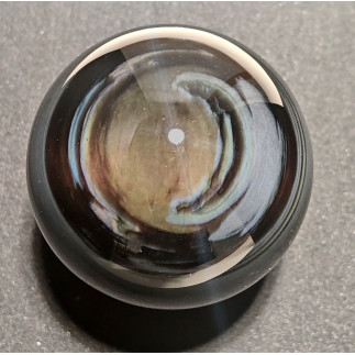 Sphère en obsidienne arc-en-ciel