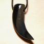 Pendentif Griffe en obsidienne Œil céleste