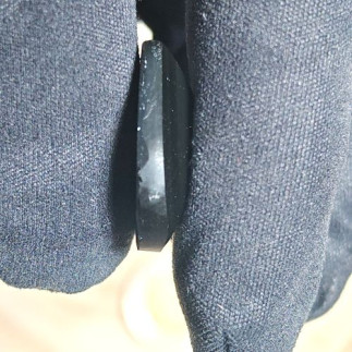 Cabochon Cœur en Obsidienne Œil Céleste | Obsidienne du Mexique