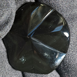 Cabochon Étoile en Obsidienne Œil Céleste – Reflets Arc-en-Ciel