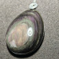 Pendentif en obsidienne oeil céleste