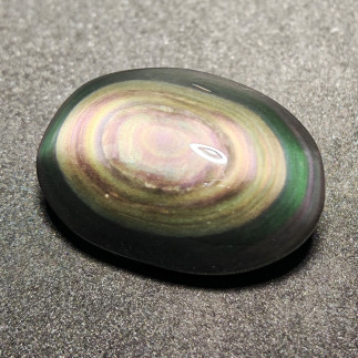 Galet en obsidienne œil céleste – Pierre naturelle unique 29 g | Lune d’Obsidienne