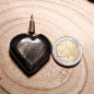 Pendentif cœur en obsidienne Pendentif cœur en obsidienne