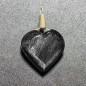 Pendentif cœur en obsidienne Pendentif cœur en obsidienne