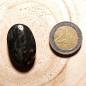 Cabochon en obsidienne manto huichol Cabochon en obsidienne manto huichol