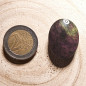 Cabochon en obsidienne manto huichol Cabochon en obsidienne manto huichol